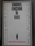 Gandirea Feniciană &icirc;n Texte - Constantin Daniel, 1979, Editura Stiintifica, Filosofie, Limba Rom&acirc;nă, Hardcover
