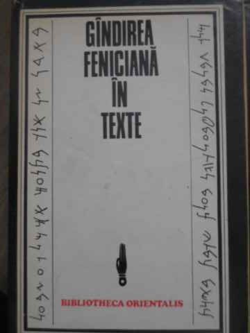 GANDIREA FENICIANA IN TEXTE-CONSTANTIN DANIEL-266531