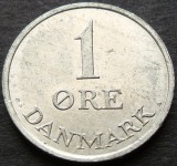 Moneda 1 ORE - DANEMARCA, anul 1970 * cod 2882 A = A.UNC, Europa