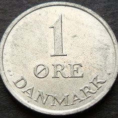 Moneda 1 ORE - DANEMARCA, anul 1970 * cod 2882 A = A.UNC
