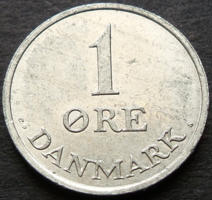 Moneda 1 ORE - DANEMARCA, anul 1970 * cod 2882 A = A.UNC