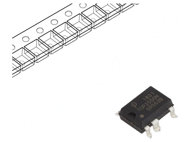 Controler SMPS AC/DC PMIC SMD-8C 59,4&divide;72,6kHz