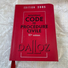 Nouveau Code de procedure civile (97e edition)