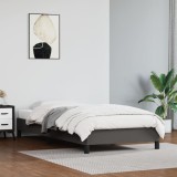 Cumpara ieftin Cadru de pat, gri, 80x200 cm, piele ecologică