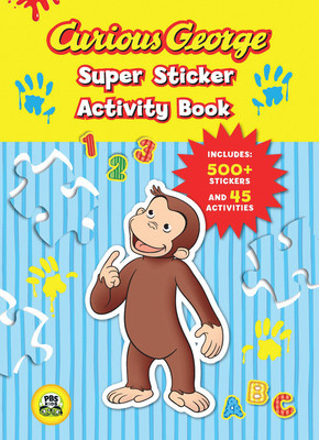 Curious George Super Sticker Activity Book [With 500 Stickers] foto