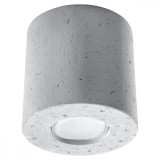 Lampă De Tavan Orbis Gri Beton 1 Bec Cilindric Industrial De Interior