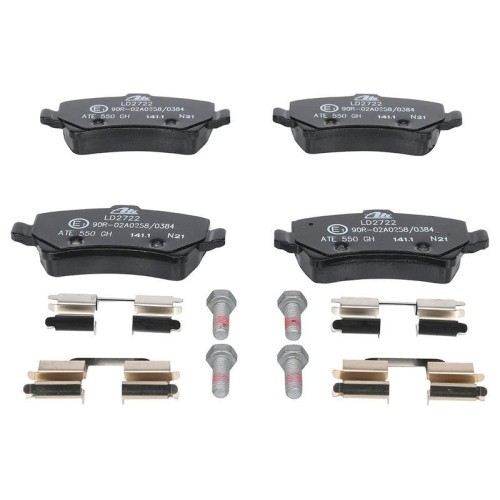 Placute frana Ford Galaxy 2 (Wa6), S-Max (Wa6), Land Rover Freelander 2 (L359), Range Rover Evoque (L538), Volvo S60 2 (134), V60 1 (155), V70 3 (135