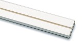 Sina perdea tavan cu 1 canal 8371, PVC, alb, 150 cm