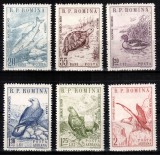 Romania 1960, LP 489, Monumente ale naturii, fauna, pasari, seria, MNH!, Nestampilat