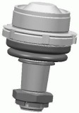 Pivot brat suspensie Volvo 9700, 9900, B12 Motor 9700, 9900, B12, lungime 158 mm, OE 20739867
