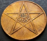 Cumpara ieftin Moneda istorica 10 MAZUNAS - MAROC, anul 1922 * cod 2765 A = YUSEF
