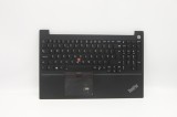 Carcasa superioara cu tastatura palmrest Laptop, Lenovo, Thinkpad E15 Gen 1 Type 20RD, 20RE, 5M10V16943, AM1D6000600, AM1D6000A00, FA1D6000EX0, FE5A0,