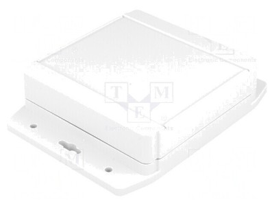 Carcasă Universală 120x120x37mm cu Lame de Fixare Gri foto