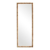 Cumpara ieftin Oglinda cu lemn Ledalo, Pako World, Natural, 45x4.5x130 cm