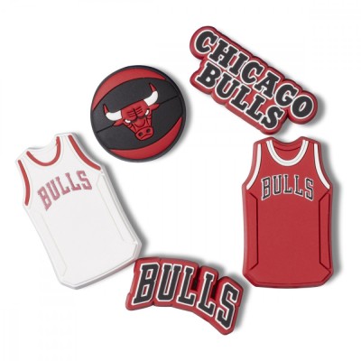 Jibbitz Crocs NBA Chicago Bulls 5 Pack foto