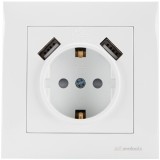 Evotools 678553 - Priza simpla 230 V sub tencuiala impamantare
