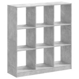 Cumpara ieftin Biblioteca, gri beton, 102x32x108 cm, lemn prelucrat