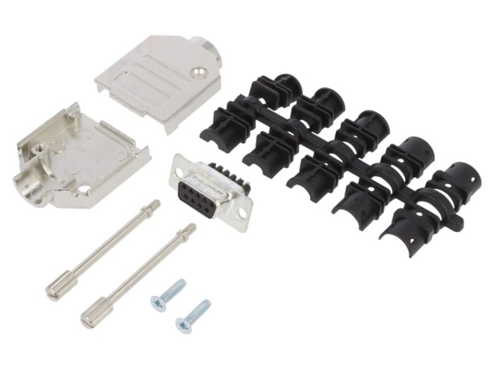 Conector D-Sub 9 Pin Mamă
