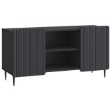 vidaXL Cabinet TV Negru 102 x 34,5 x 52 cm Lemn prelucrat 894466