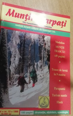 myh 12 - Muntii Carpati - nr 13/1999 - piesa de colectie foto