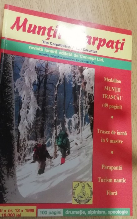 myh 12 - Muntii Carpati - nr 13/1999 - piesa de colectie