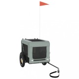 Cumpara ieftin Remorca bicicleta animale companie gri/negru textil oxford/fier