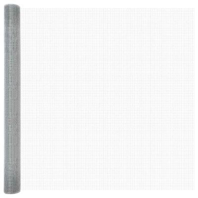 Gard din sarma sudata Argintiu 1.6 x 50 m Otel foto