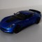Macheta Chevrolet Corvette Z06 C7 2017 albastru - Welly 1/36