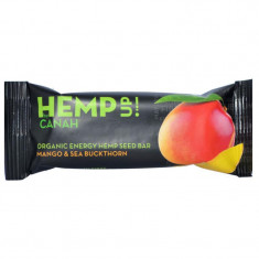 Baton din Seminte de Canepa cu Mango si Catina Bio 48gr Canah