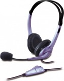 CASTI Genius, &quot;HS-04S&quot;, cu fir, standard, utilizare multimedia, microfon pe brat, conectare prin Jack 3.5 mm x 2, negru, &quot;31710025100&quot;, (timbru verde
