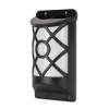Lampa solara de perete/gard 36x LED WW efect flacara 18cm Entac