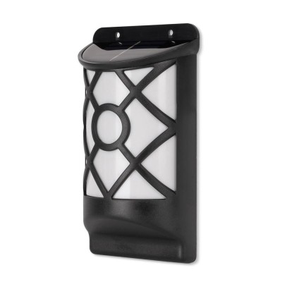 Lampa solara de perete/gard 36x LED WW efect flacara 18cm Entac foto