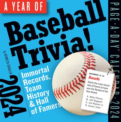 A Year of Baseball Trivia! Page-A-Day Calendar 2024