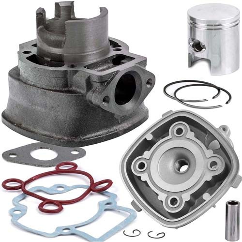 Kit Cilindru scuter DERBI Atlantis 50 49cc 50cc 2T + CHIULOASA - 4 Colturi - Apa