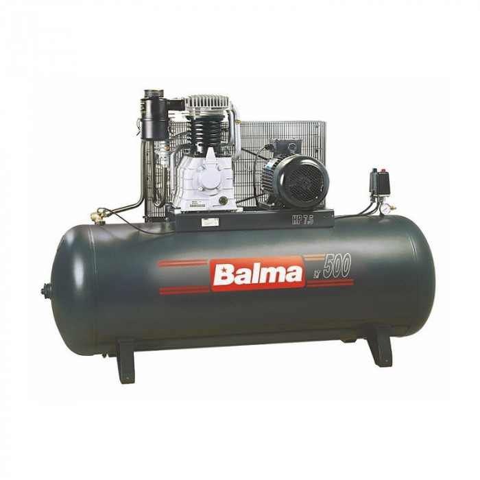 Compresor de aer NS39-500 FT7.5 BALMA aer aspirat 827 l/min, 500 L, 11bar, 400V