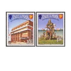 Isle of Man 1983 - aniversarea Postei, serie neuzata