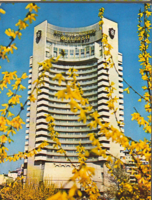 CPI B14310 CARTE POSTALA - BUCURESTI. HOTEL INTERCONTINENTAL foto