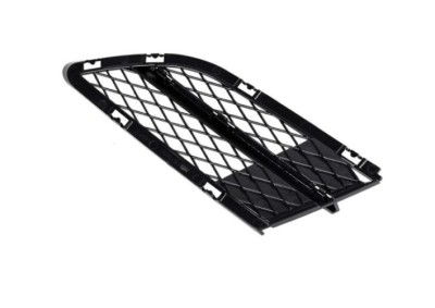 Grila bara protectie, spoiler Bmw Seria 3 (E90/E91), 08.2008-06.2012, montare fata, stanga, inchis; negru, RapidAuto foto