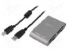 Cablu D-Sub 9pin mufa x4, USB B soclu, USB 1.1, USB 2.0, lungime {{Lungime cablu}}, {{Culoare izola&amp;#355;ie}}, LOGILINK - AU0032