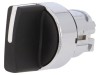 Comutator Rotativ 22mm 3 Poziții Negru