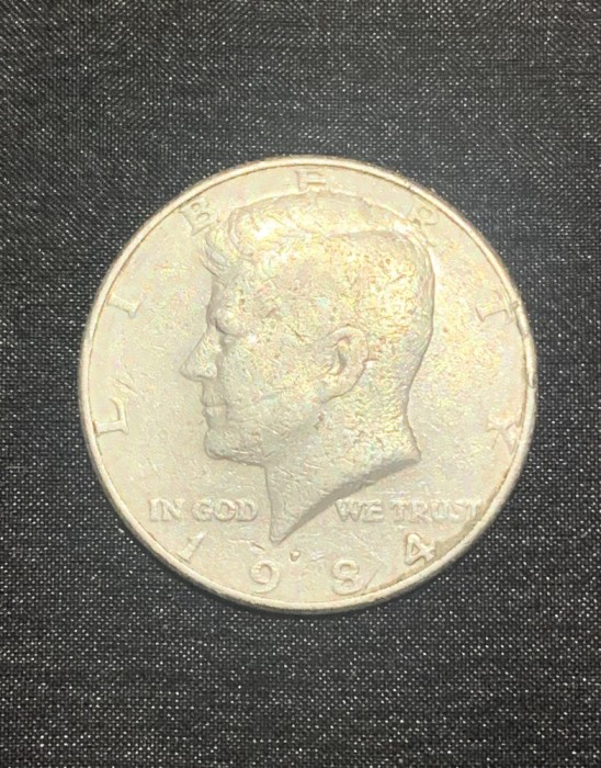 Moneda half dollar 1984P