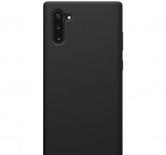 Husa Telefon Nillkin, Samsung Galaxy Note 10+, Flex Pure Case, Black foto