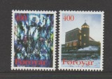 Foroyar Feroe Danemarca MNH 1995 - Biserici catolice