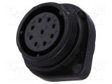 Soclu SP21 mamă WEIPU PIN: 9 IP68 5A 500V 0,75mm2 -25&divide;85&deg;C
