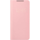 Husa de protectie Samsung pentru Galaxy S21 Plus, LED View Cover, Pink
