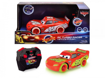 Jada masinuta rc fulger mcqueen glow racer scara 1:24 foto