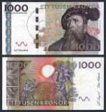 SUEDIA █ bancnota █ 1000 Kronor █ 2005 █ P-67 █ UNC █ necirculata