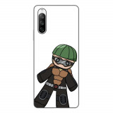 Husa compatibila cu Sony Xperia 10 III Silicon Gel Tpu Model One Punch Man Mumen Rider