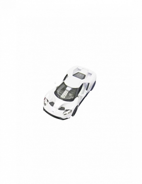 Masinuta die cast Ford GT 2017 scara 1:38 12.5 cm alba