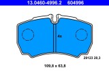 ATE 13.0460-4996.2 set placute frana,frana disc